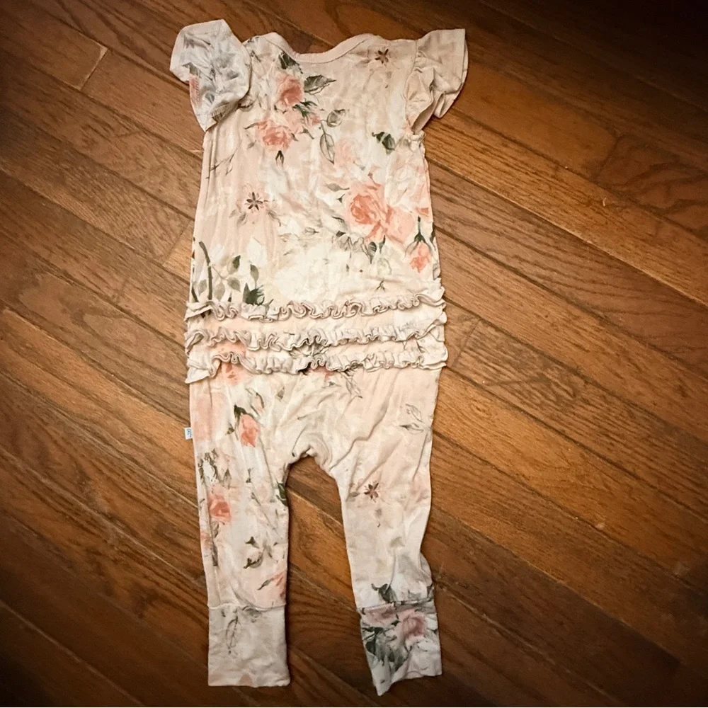 Posh Peanut Floral Romper